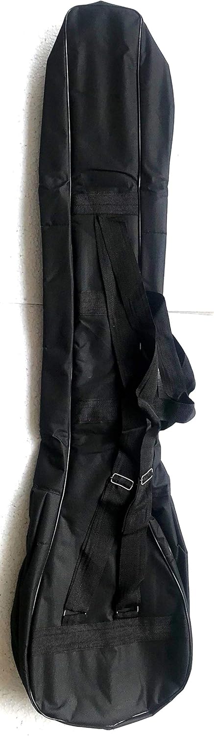 Sitar Cover Padded Nylon Bag With Zipper Pockets Shoulder Strap for Single Tumba, Medium