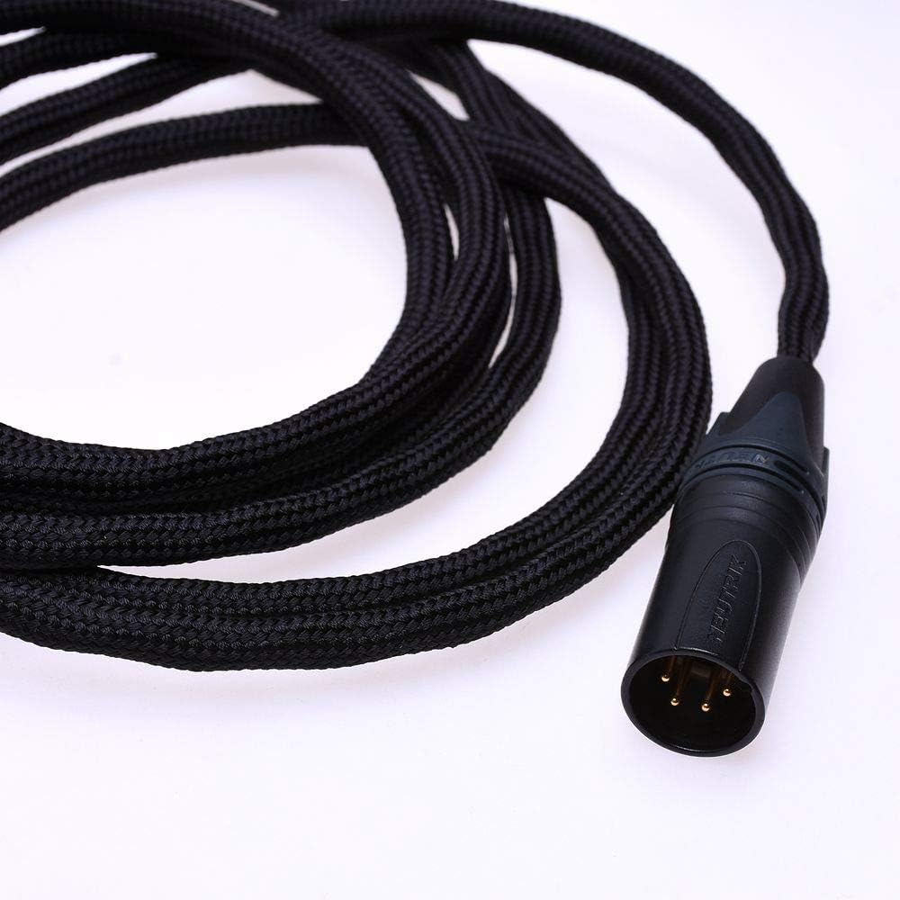 Silver Plated Cable for Audeze LCD-2 LCD-3 LCD-4 LCD-X LCD-XC ZMF Eikon Auteur (1.8M, 4Pin XLR Balanced)