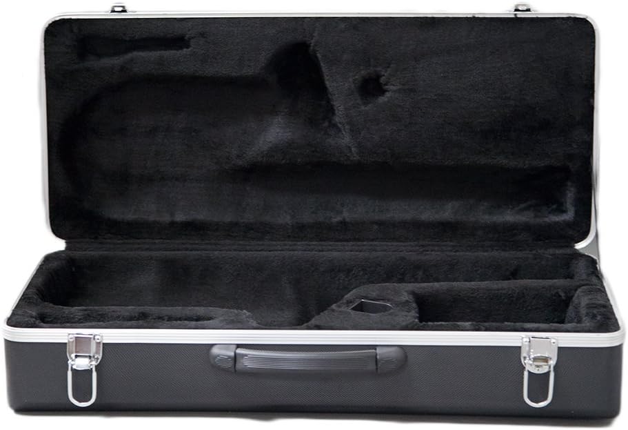 Lightweight ABS Case for Modern Standard Alto Saxophone, Black