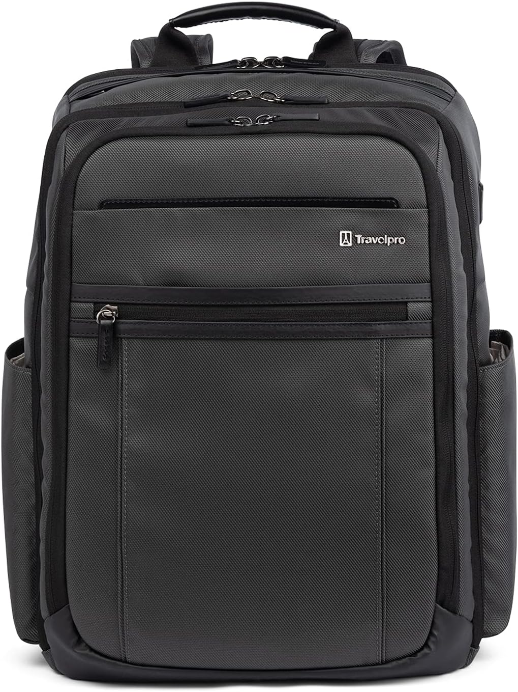 Travelpro Crew Executive Choice 3 Large Backpack Fits Up to 15.6 Laptops and Tablets, USB a and C Ports, Men and Women, Titanium Grey