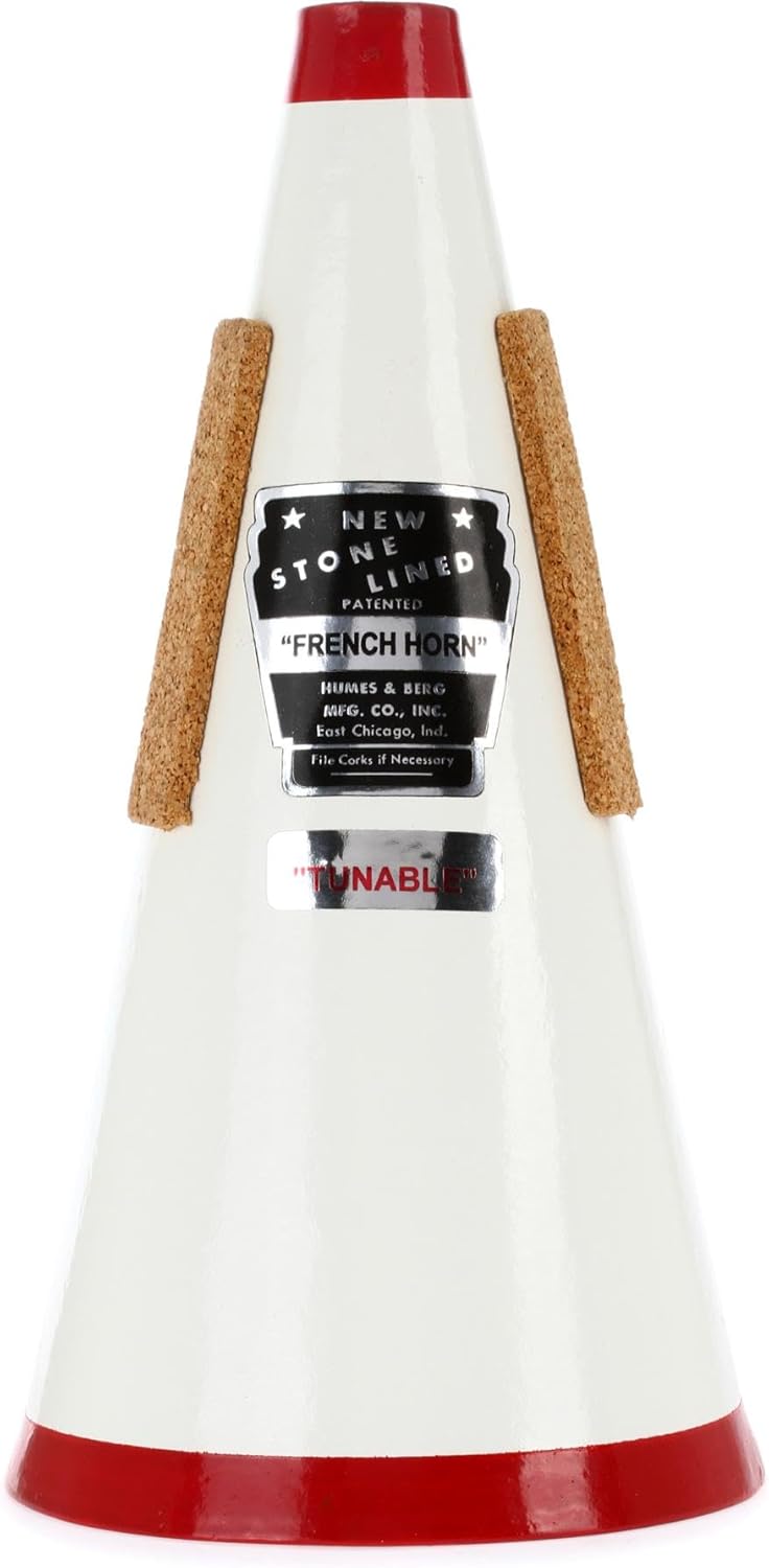 Humes & Berg Stonelined Straight Non-Transposing Tunable French Horn Mute (134)