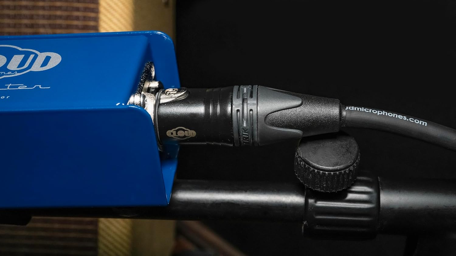 Cloud Microphones Premium Quality Performance XLR Cable - Neutrik Connectors, Gold-Plated, Braided Shield, Black PVC Jacket 10ft