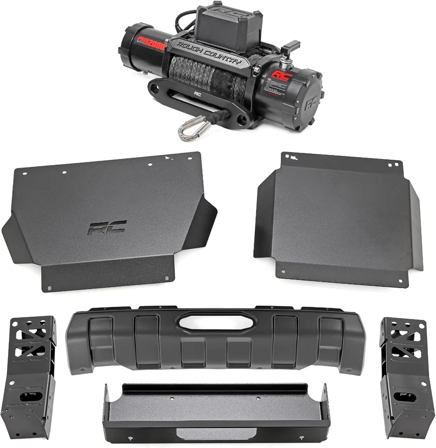 Rough Country Hidden Winch Kit for Toyota Tacoma (2024-2025) for Reliable Off-Road Recovery