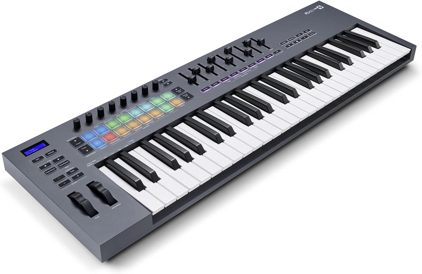 Novation FLkey 49 MIDI Keyboard and Focusrite Scarlett 2i2 USB Interface Bundle