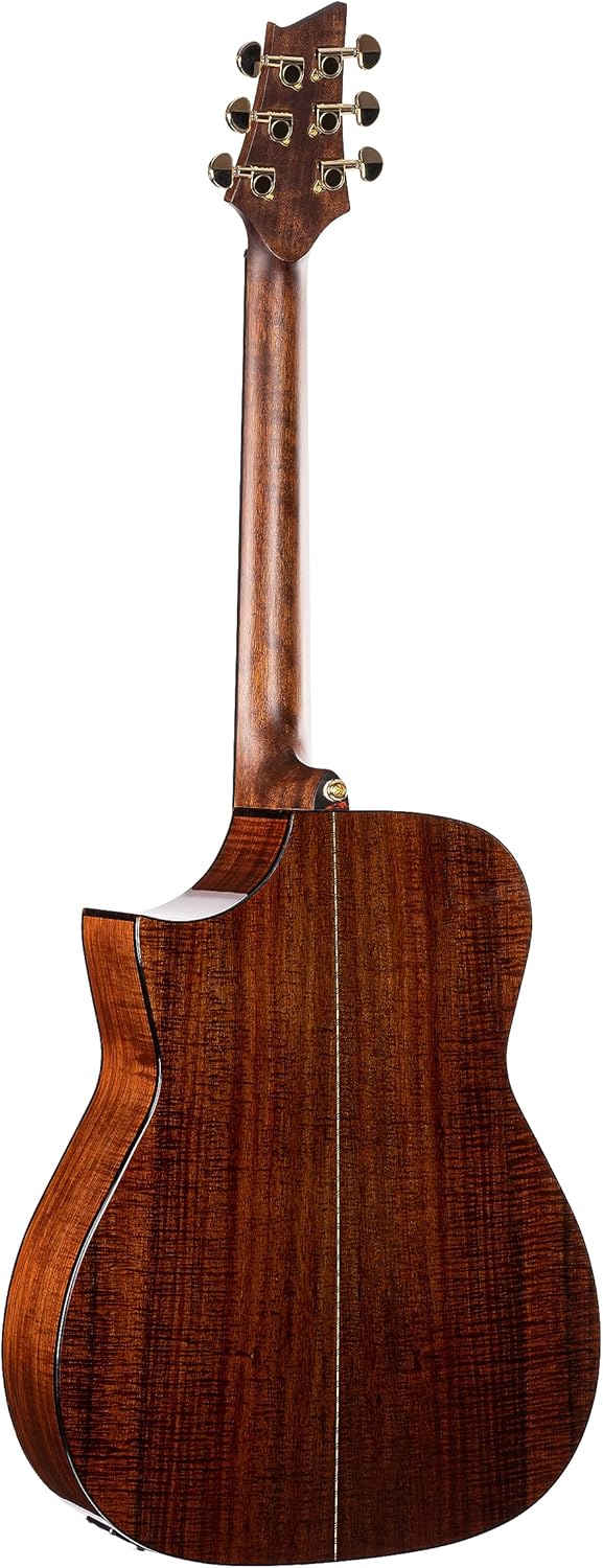 Cort 6 String Acoustic-Electric Guitar, Right, Natural Glossy, Full (LUXEII)