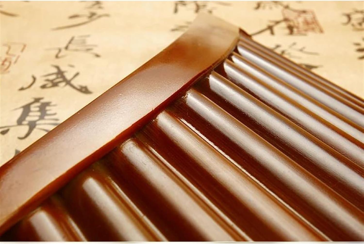 C Key Handmade Panpipes Woodwind Instrument Chinese Traditional Musical Instrument 25 Pipes Pan Flute (Color : Left)