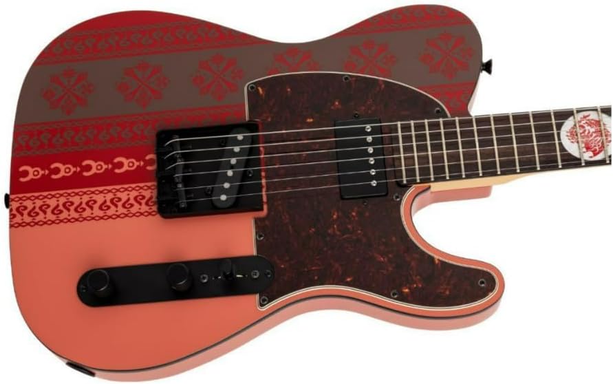 Fender Monster Hunter Telecaster Electric Guitar - Rathalos Red