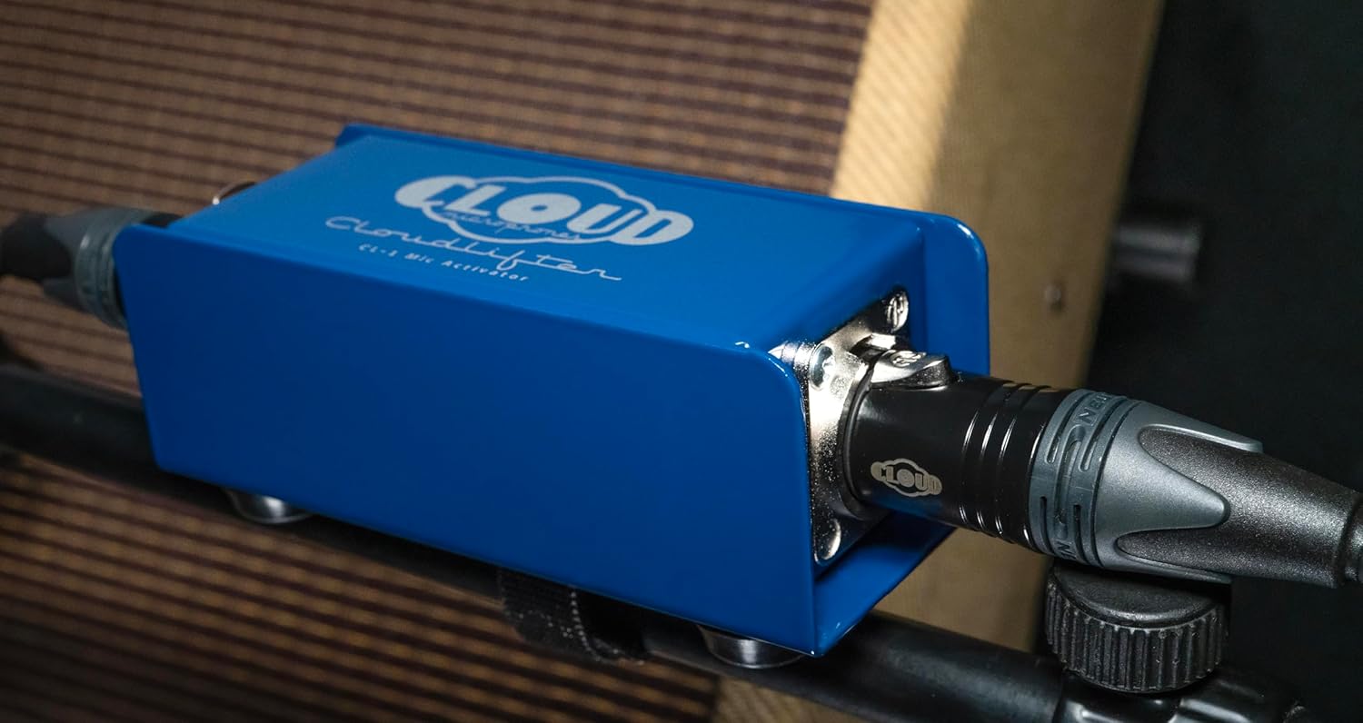 Cloud Microphones Premium Quality Performance XLR Cable - Neutrik Connectors, Gold-Plated, Braided Shield, Black PVC Jacket 10ft