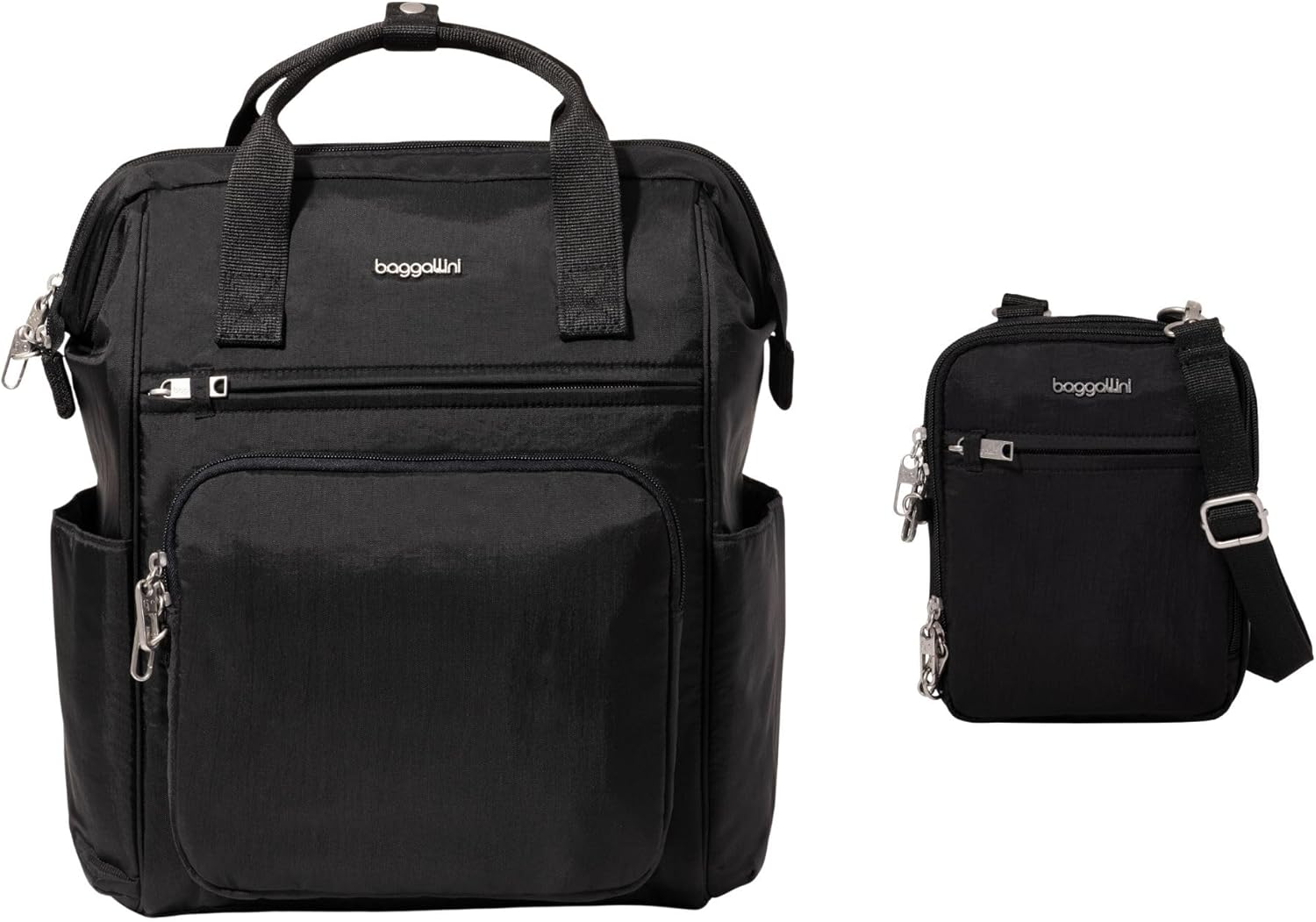 Baggallini Securtex Anti-Theft Windsor Travel Backpack for Up to 16