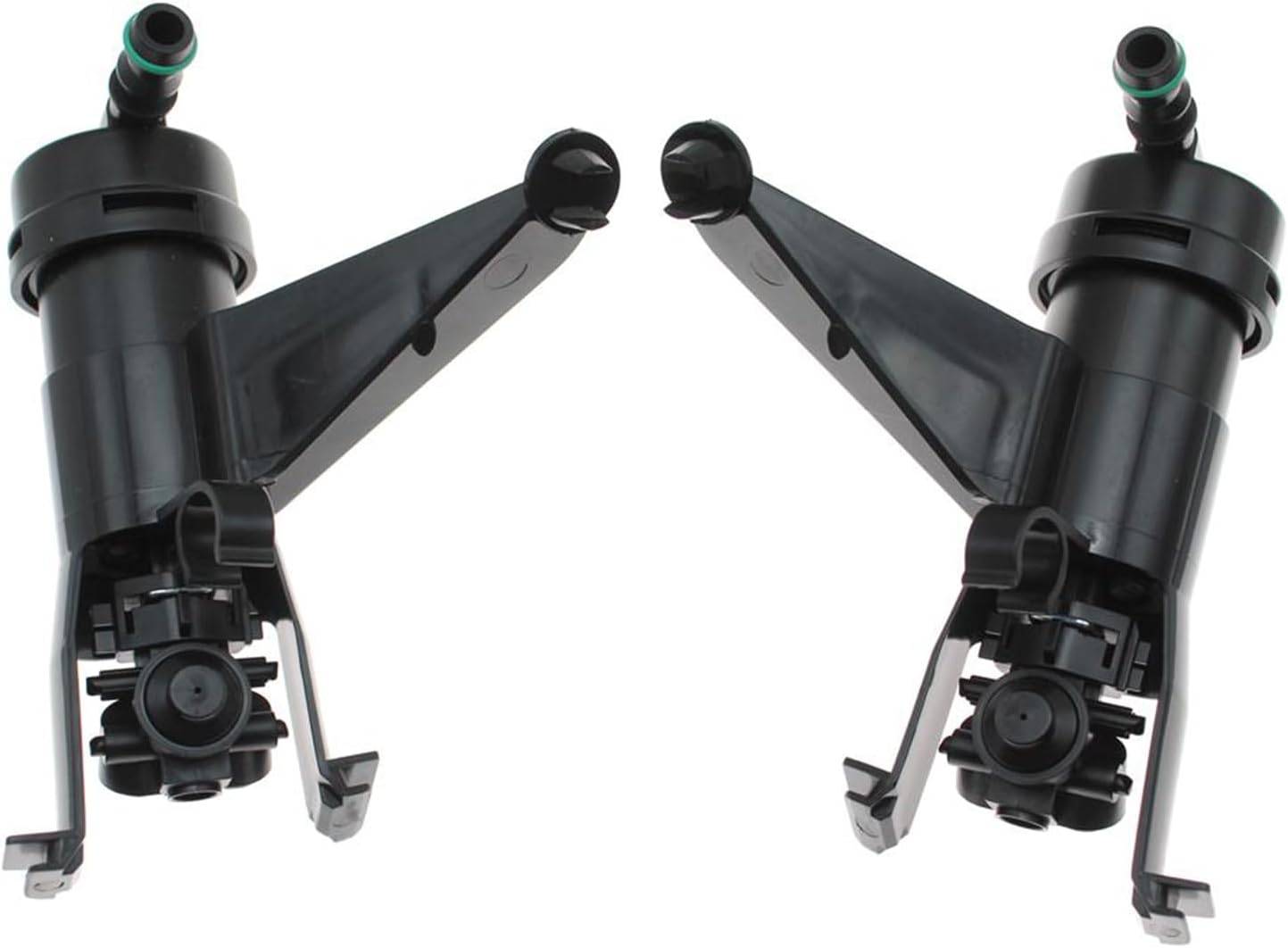 Car Headlight Washer Nozzle 2Pcs Car Headlight Washer Nozzle Head Light Cleaning Jet Pump Water Sprayer 28641-Em30A 28642-Em30A