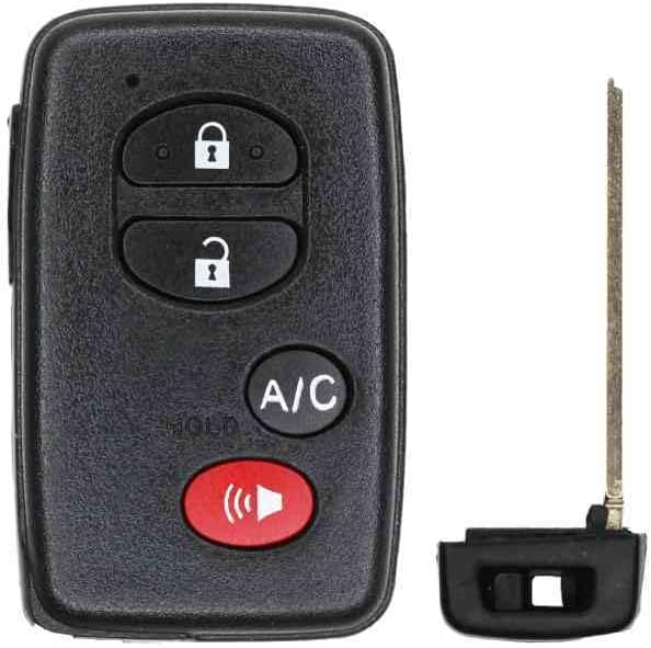 Replacement Smart Key Fob for Toyota Prius 2011 FCC HYQ14AAB E Board Part Number 89904-47420 8990447420