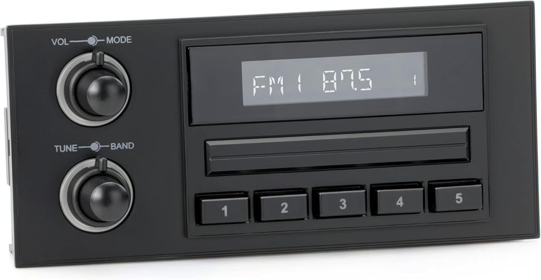 RetroSound Newport 1.5 DIN Direct-fit Radio Stereo AM/FM (NEW-M2-264-269-661-662)