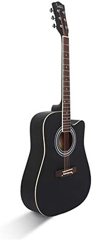 Music Lover GT502 41-Inch Notch Spruce Panel Matte Edging Folk Guitar Bag Shield Wrench Black 3-7 Days Delivery