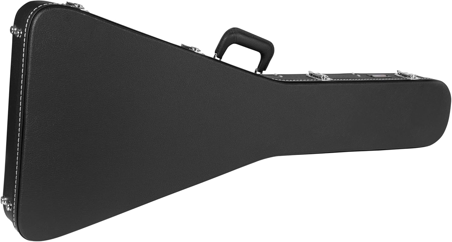 Gator Cases Deluxe Wood Case for Flying V Style Electric Guitars; (GW-FLYV)