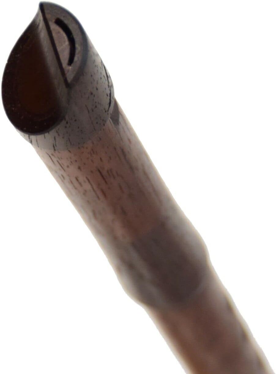 Wooden Whistle iVolga PCC-03 key of C Ivolga Great Sound Hand Carved Flute Folk Wind Music Instrument Woodwind Handmade Brown Rosewood