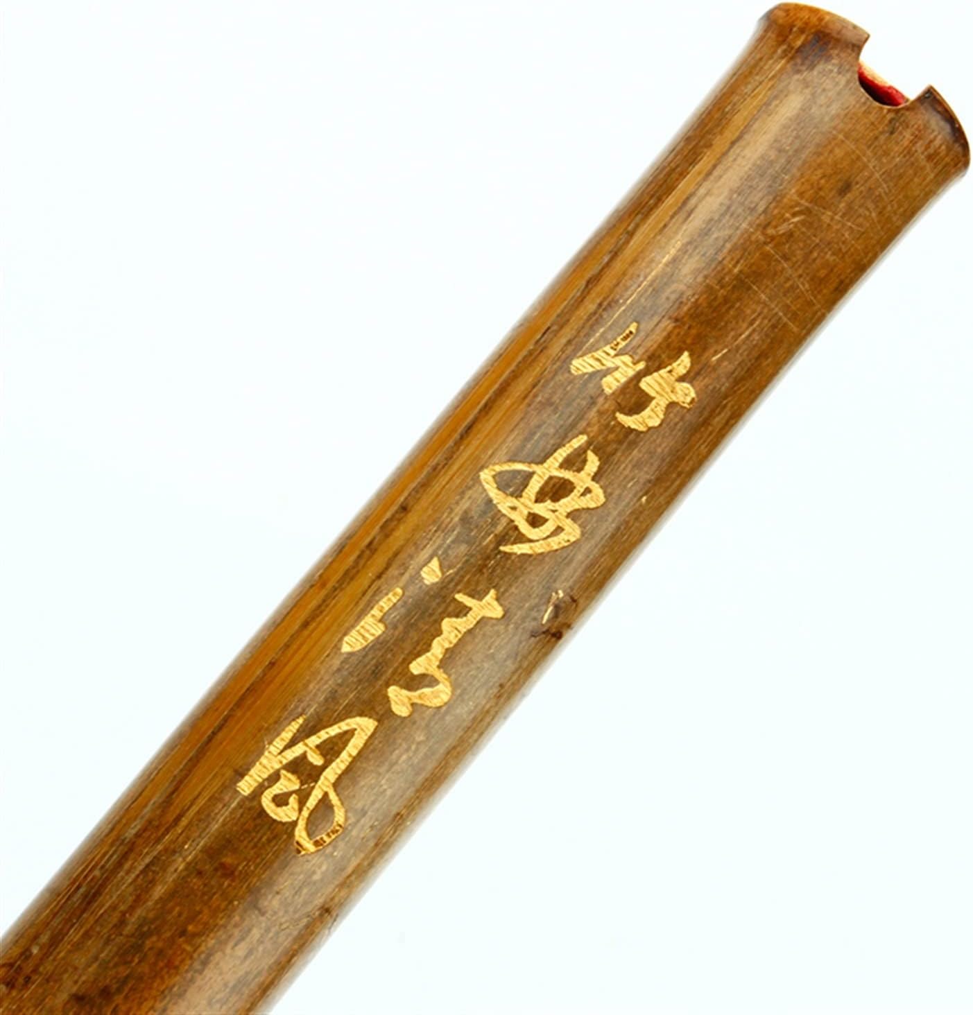 TSTS Chinese Bamboo Flute Left Handed Vertical Bamboo Flute Key G Brown Musical Instruments Chinese Handmade Woodwind