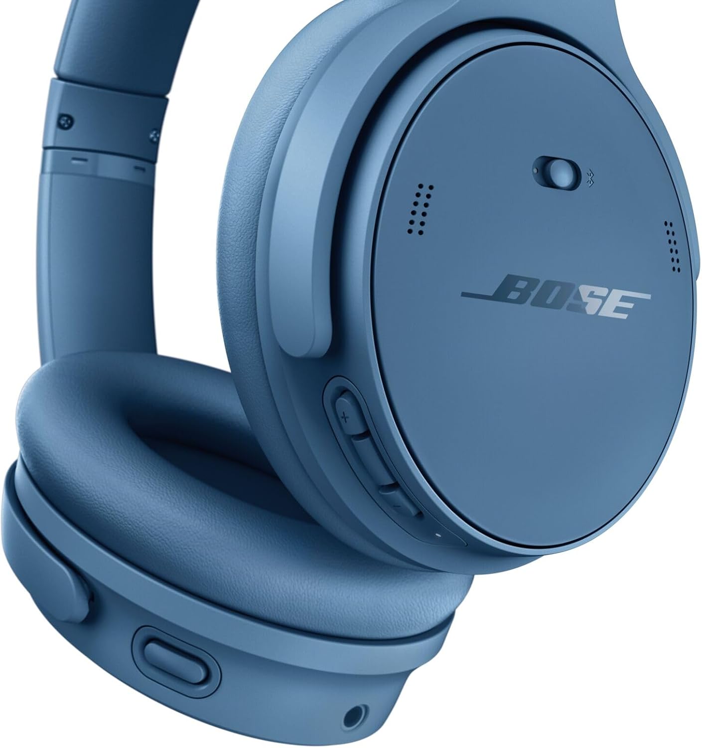 Bose QuietComfort Bluetooth Headphones, Wireless Headphones with Active Over Ear Noise Cancelling and Mic, Deep Bass, Up to 24 Hours of Playtime, Blue Dusk - Limited Edition Color