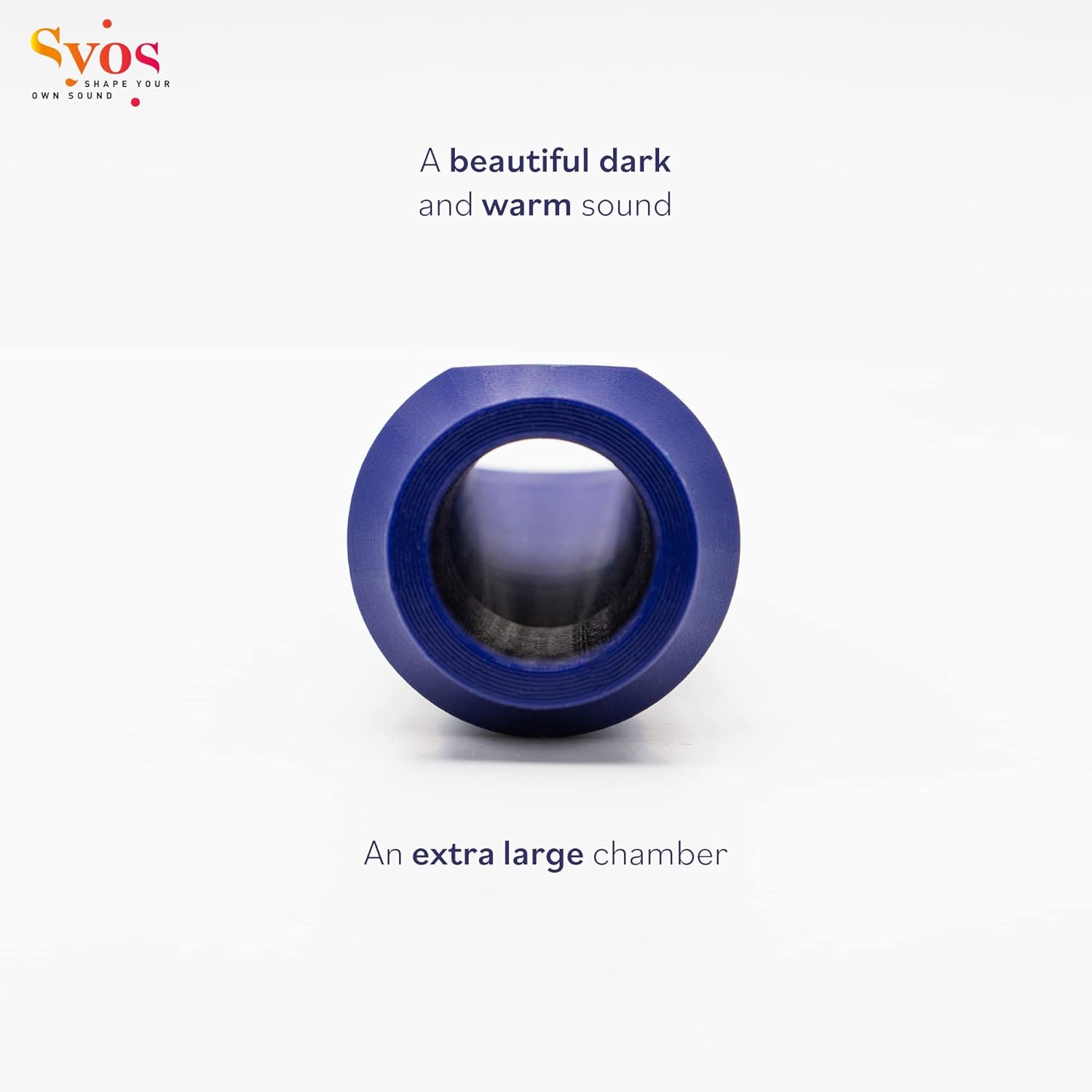 Syos Tenor Saxophone Mouthpiece, Smoky Model, 8 Tip Opening, Phantom Blue, Improve the Sound of your Sax with this Easy-To-Play, Dark and Warm Tenor Sax Mouthpiece