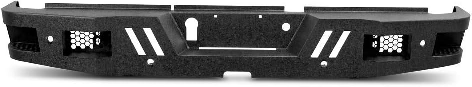 Body Armor 1999-2016 Compatible with Ford F-250 F350 Superduty Eco Series Rear Bumper Black FD-2964