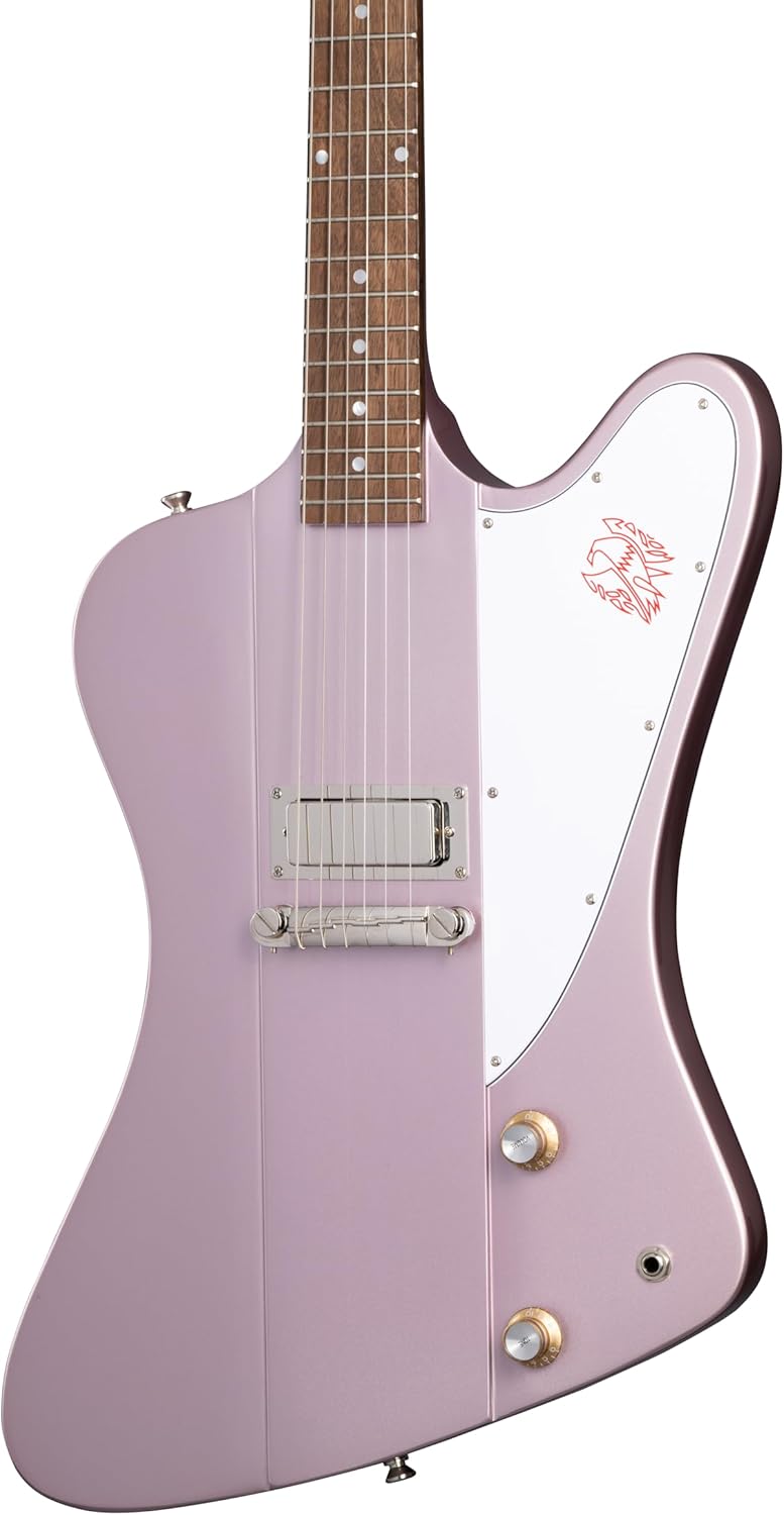 Epiphone Inspired by Gibson 1963 Firebird I, Heather Poly with Case