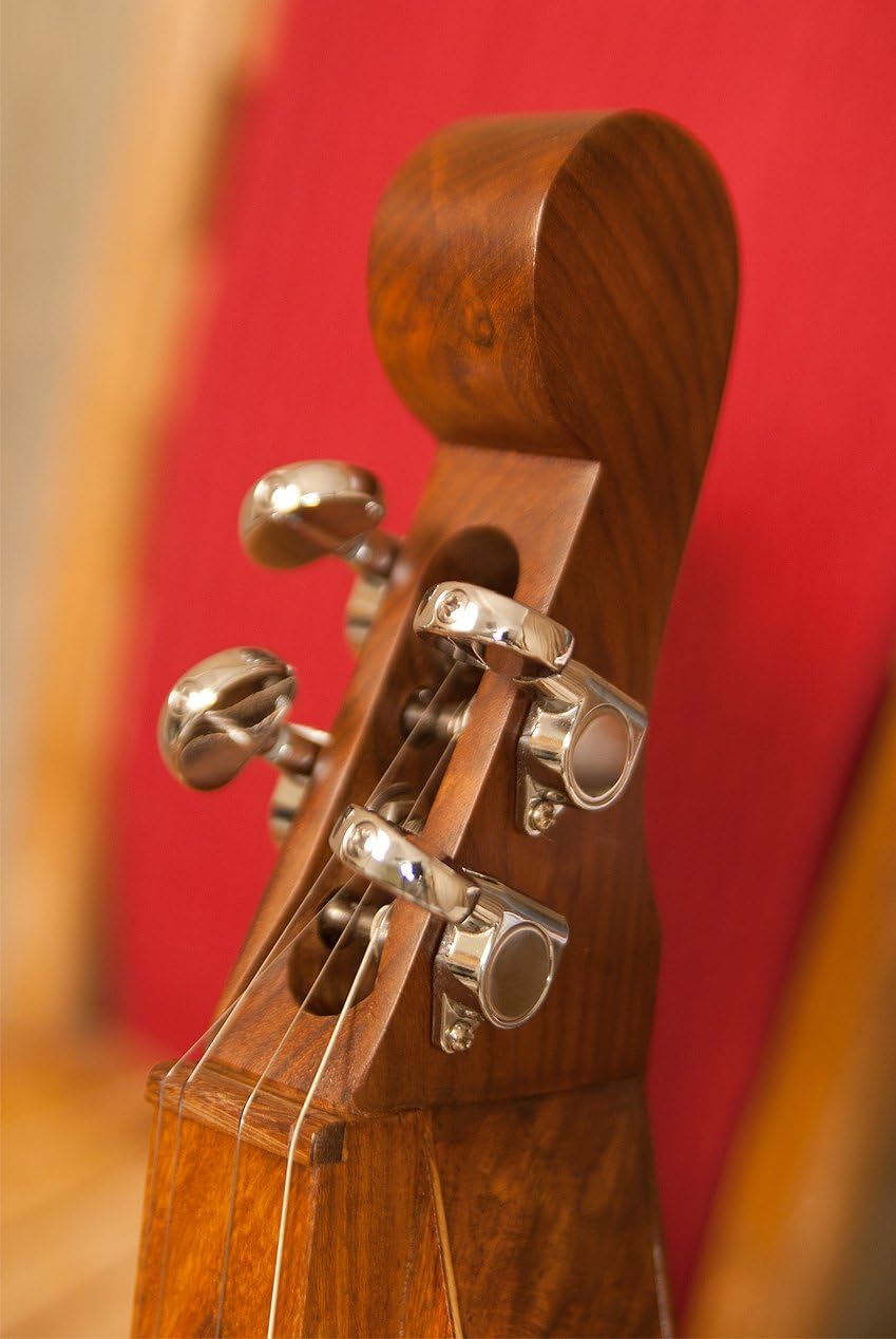 Roosebeck Grace Mountain Dulcimer 4-String Vaulted Fretboard Spruce Knotwork