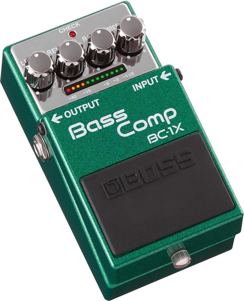 BOSS BC-1X Bass Compressor Guitar Pedal (BC-1X), Green