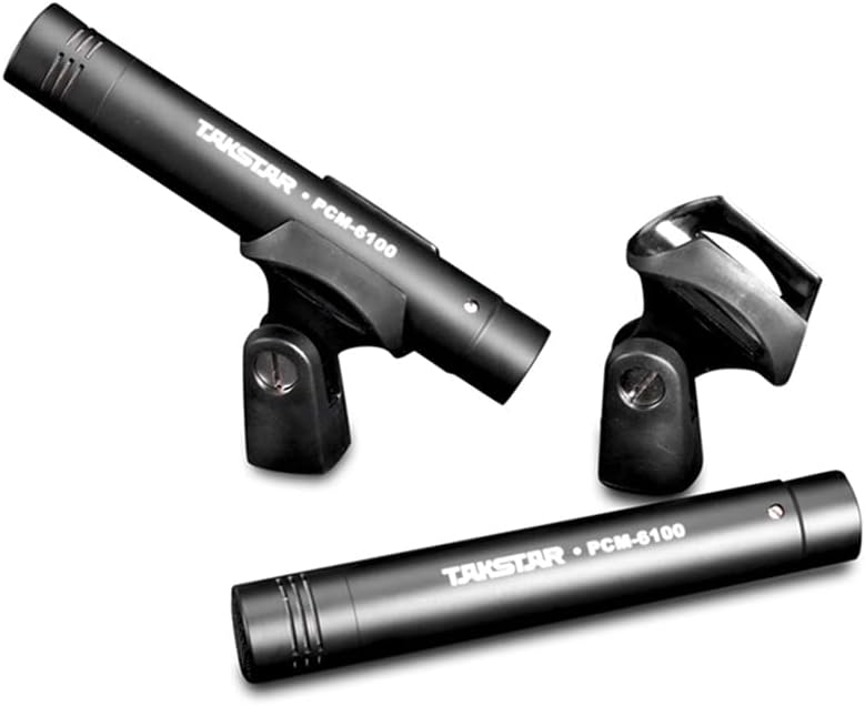 TAKSTAR Drum Microphone Kit, 7 Piece Drum Instrument Mic for Performing and Recording - Professional Condenser Mic for Kick, Snare, Rack Toms, Floor Toms, and Congas