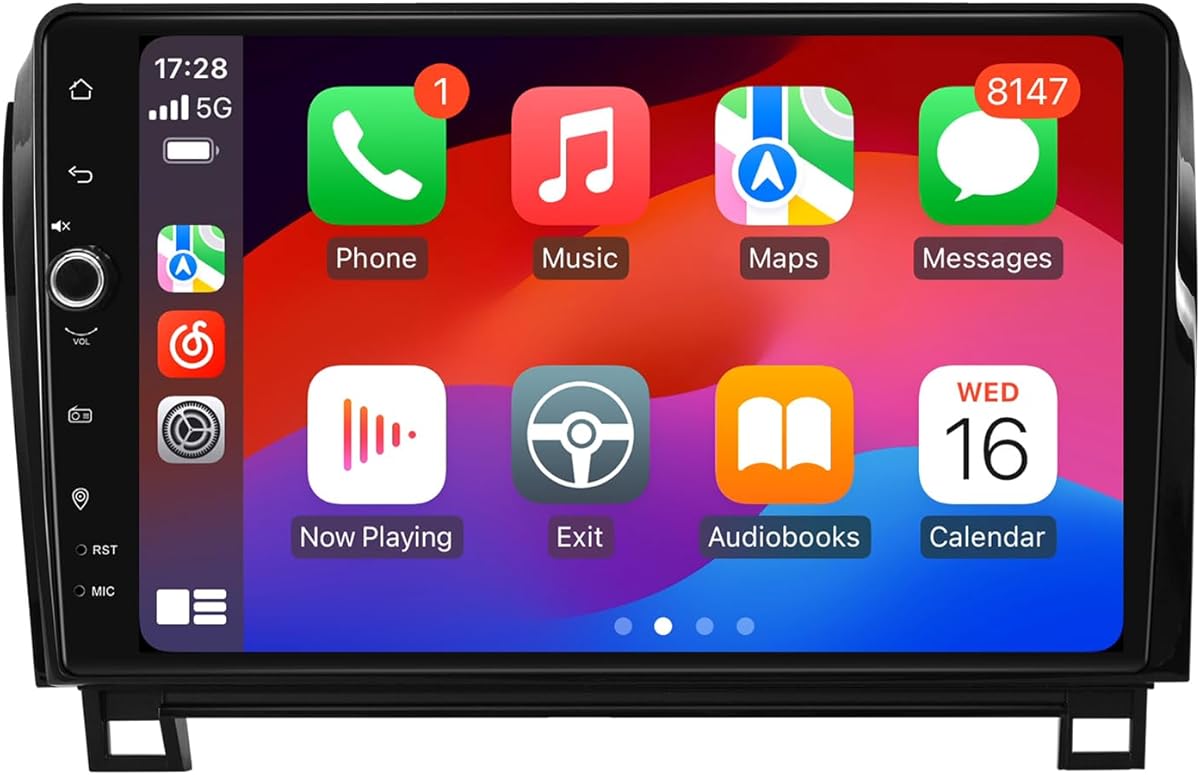 JOYING Car Radio for Toyota Tundra 2007-2013 & Toyota Sequoia 2008-2018 Android 13 Car Stereo 10.1