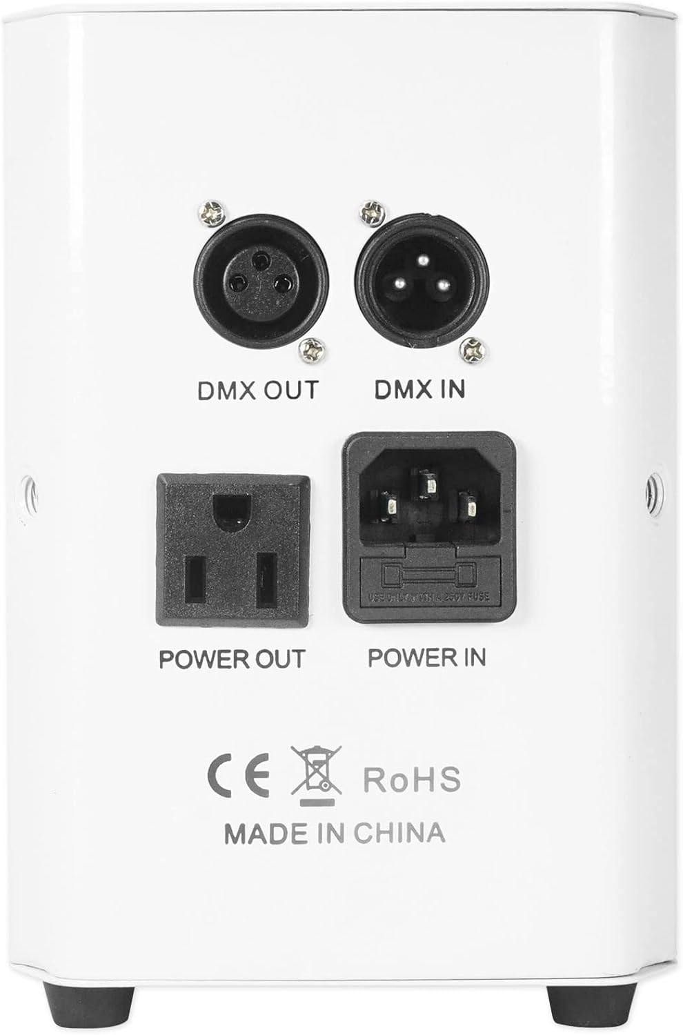 (6) Rockville RockWedge LED White RGBWA+UV Rechargeable Wireless DMX Lights+Bag