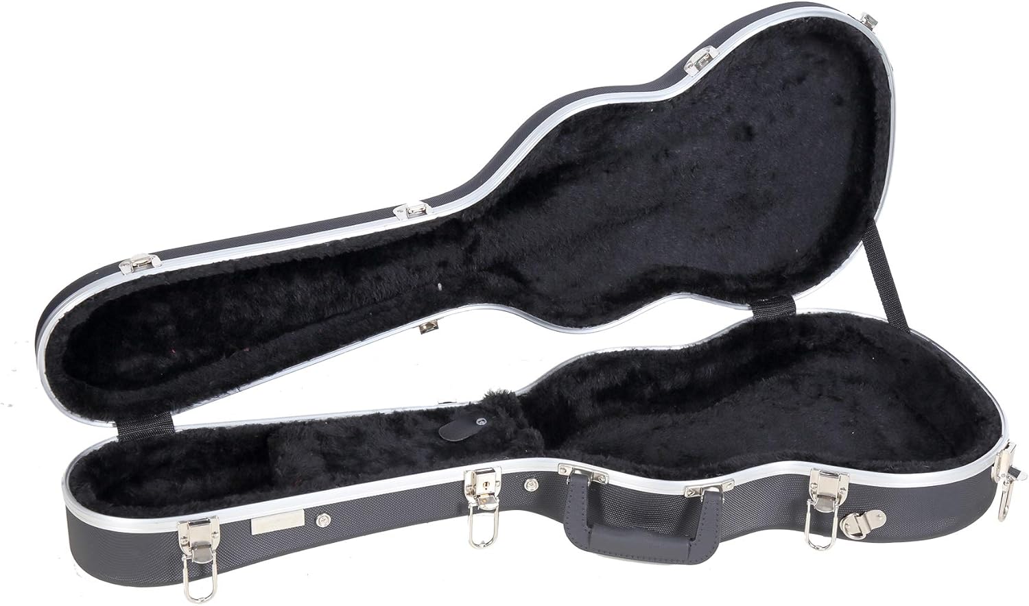 Crossrock CRA860BU Baritone Ukulele, ABS Molded Hard Backpack Case, Black (CRA860BUBK)