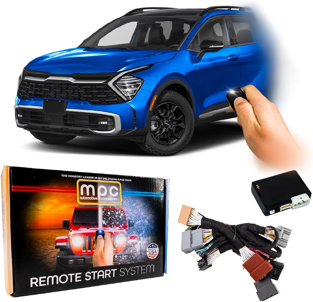 MPC Remote Start Kit Compatible with Kia Sportage 2017-2022 || Plug and Play || Lock 3X to Start || USA Tech Support