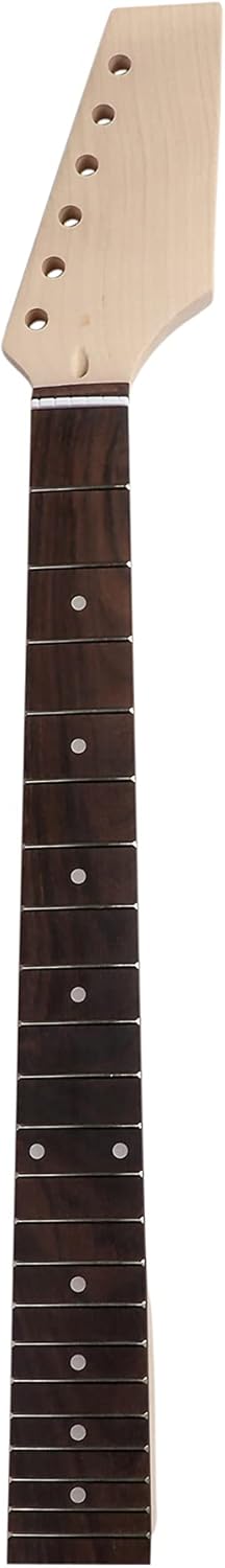 DIY Electric Guitar Kit Beginner Kit 6 String Right Handed with Ash Body Hard Maple Neck Rosewood Fingerboard Chrome Hardware Build Your Own Guitar.