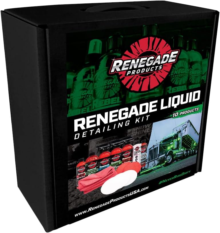 Ultimate Liquid Detailing Kit Which Includes a Liquid Metal Polish, Spray Wax, Liquid Wax, Rubber & Vinyl, Wash N' Wax, Chrome Cleaner, Wheel Protectant and Plenty of Microfibers