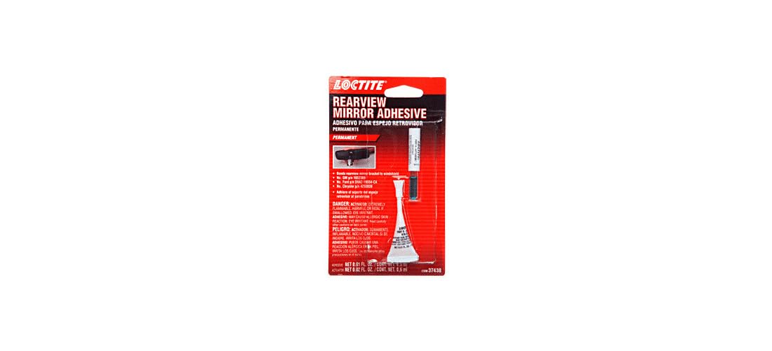 Loctite 37438 Rear View Mirror Adhesive 12 Cards Per Box