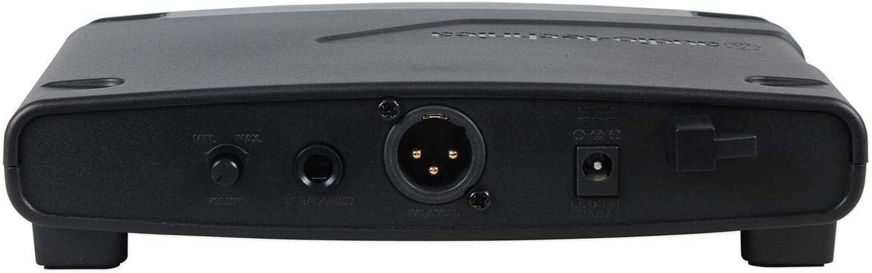 Audio-Technica ATW-1101/H System 10 Wireless Headset Mic System Bundle with Mackie Monitors