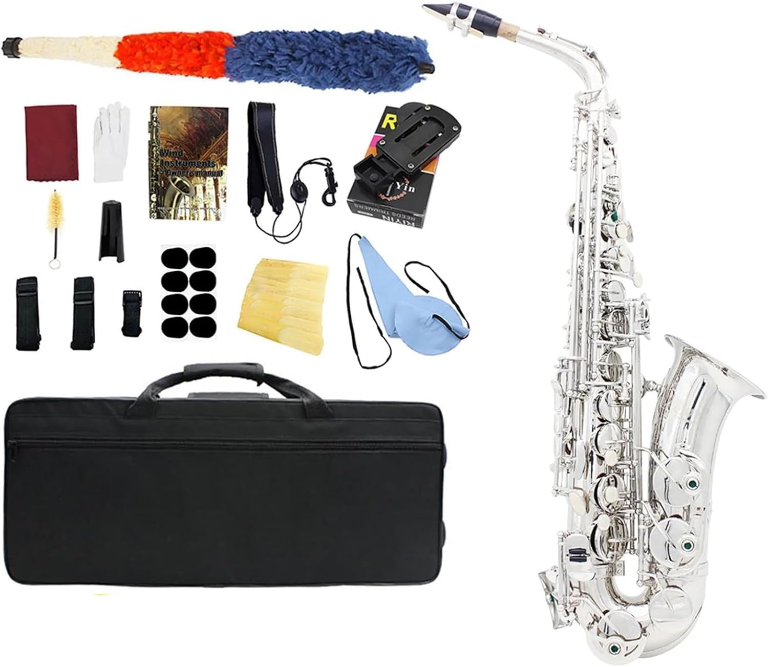 Professional Saxophone Alto Saxophone E Flat Key Professional Woodwind Instrument