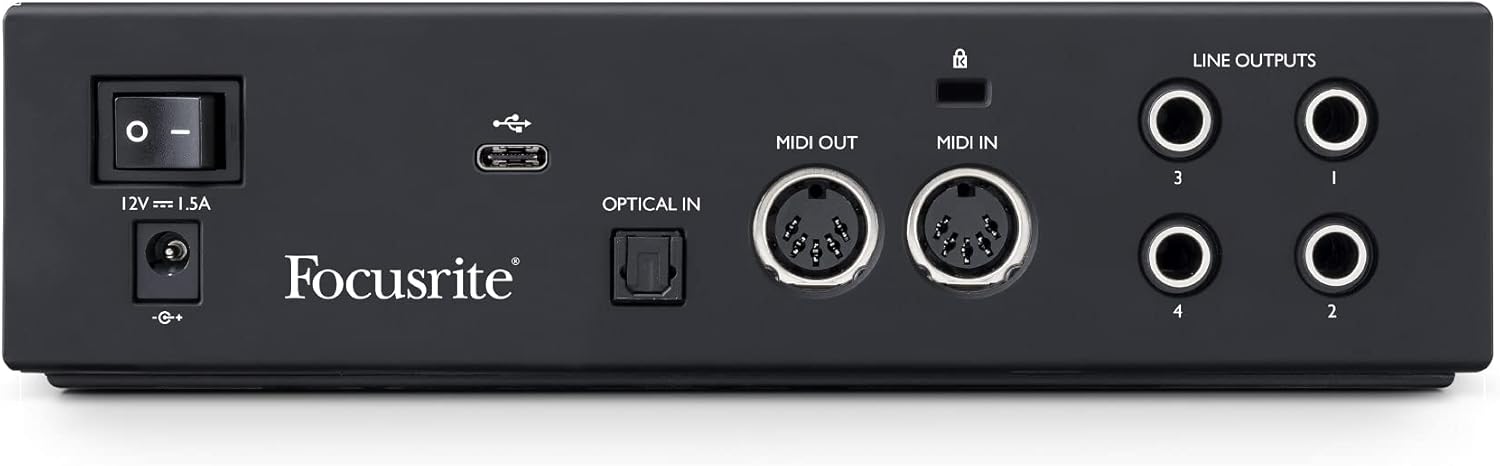 Audiosavings Bundle: Focusrite Clarett+ 2Pre USB-C Audio Recording Interface Bundle with (2) Rockville PRO-M50 SR Studio Headphones+(2) RCM SR Studio/Recording Condenser Microphone (4 Items)