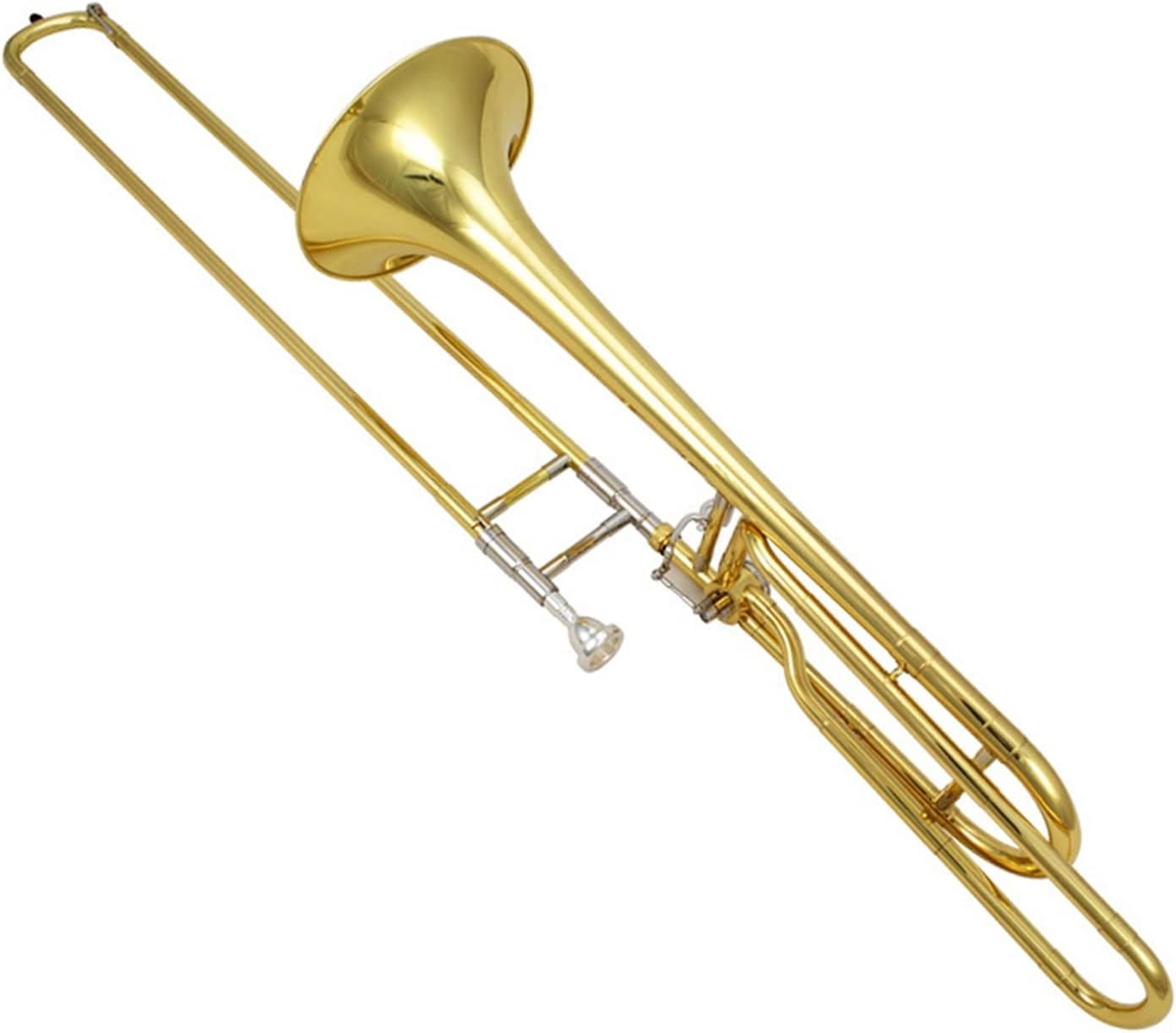 FLFL Student Trombone B Flat and F Tenor Trombone is Suitable for Beginners to Play Musical Instruments