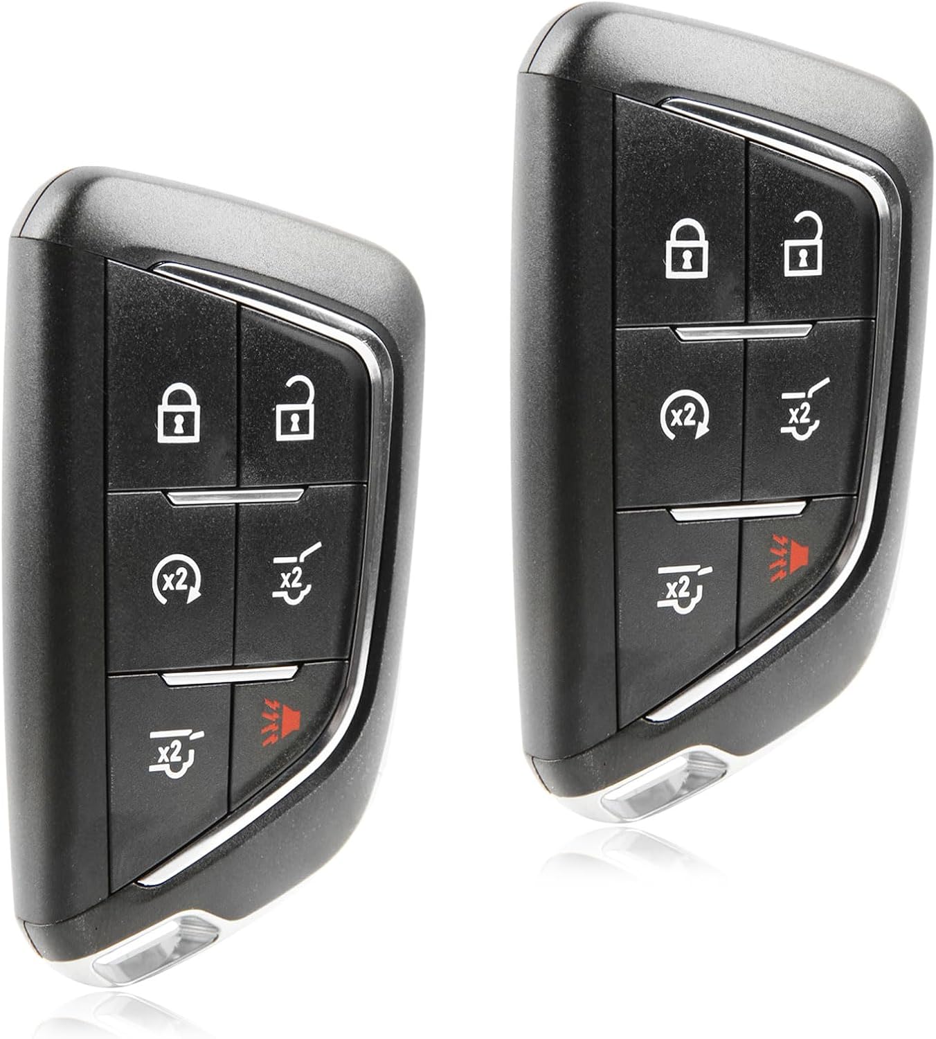 2X USARemote Keyless Entry Remote Car Key Fob 6-Button Replacement for 2021 - 2022 Cadillac Escalade (YG0G20TB1, 13538864, 433 MHz)