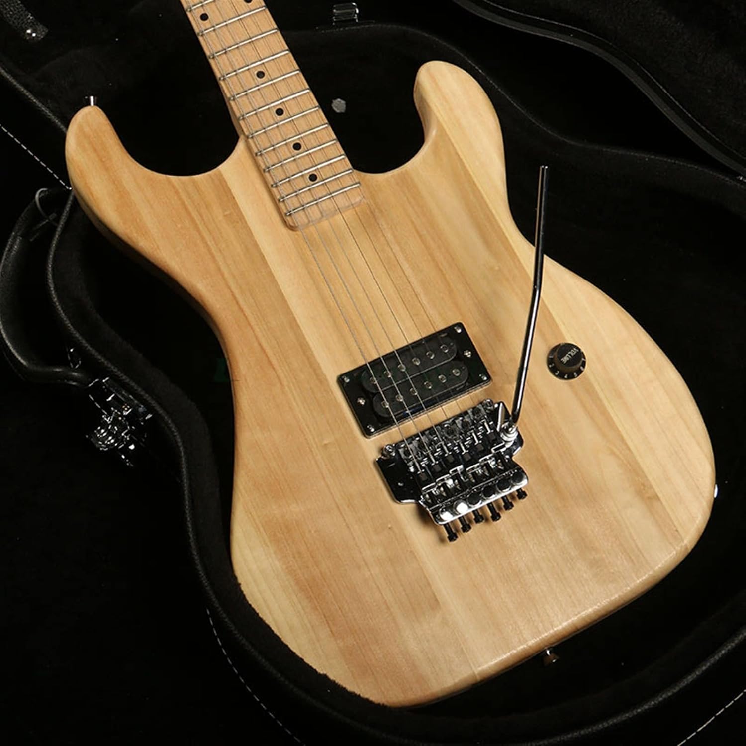 Unfinished Electric Guitar DIY Kits Maple Neck Fingerboard Build Your Own Electric Guitar Unfinished Guitar Set