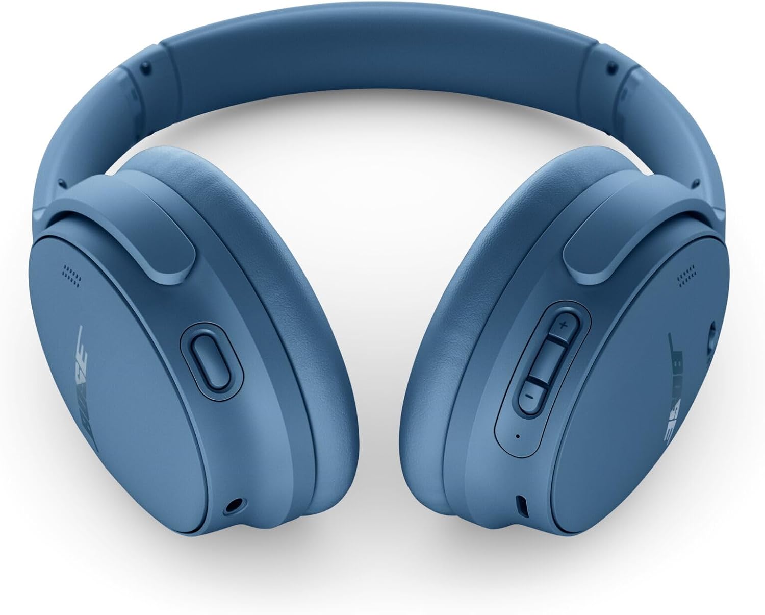 Bose QuietComfort Bluetooth Headphones, Wireless Headphones with Active Over Ear Noise Cancelling and Mic, Deep Bass, Up to 24 Hours of Playtime, Blue Dusk - Limited Edition Color