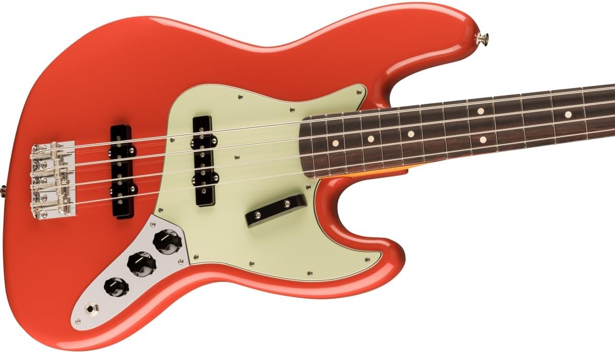 Fender Vintera II '60s Jazz Bass - Fiesta Red with Rosewood Fingerboard