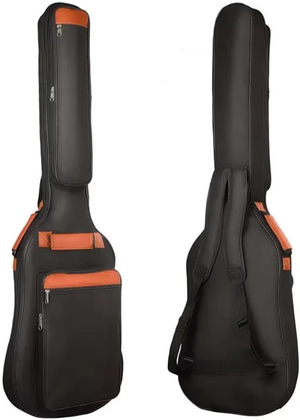 Guitar bag Oxford Waterproof Electric Guitar Bag 10mm Cotton Padded Backpack Soft Case Dustproof BASS Cover(Black Electric guitar bag)