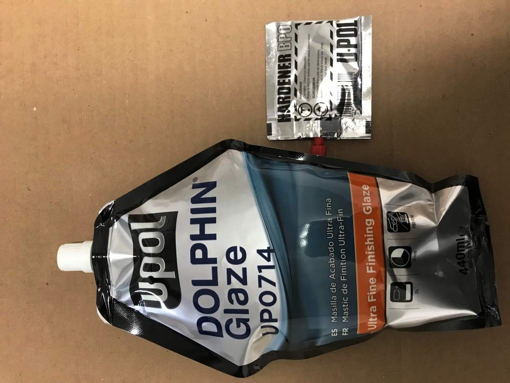 U-POL CASE of 10 714 Dolphin Putty Pourable Finishing Glaze Filler 440 ml UP0714