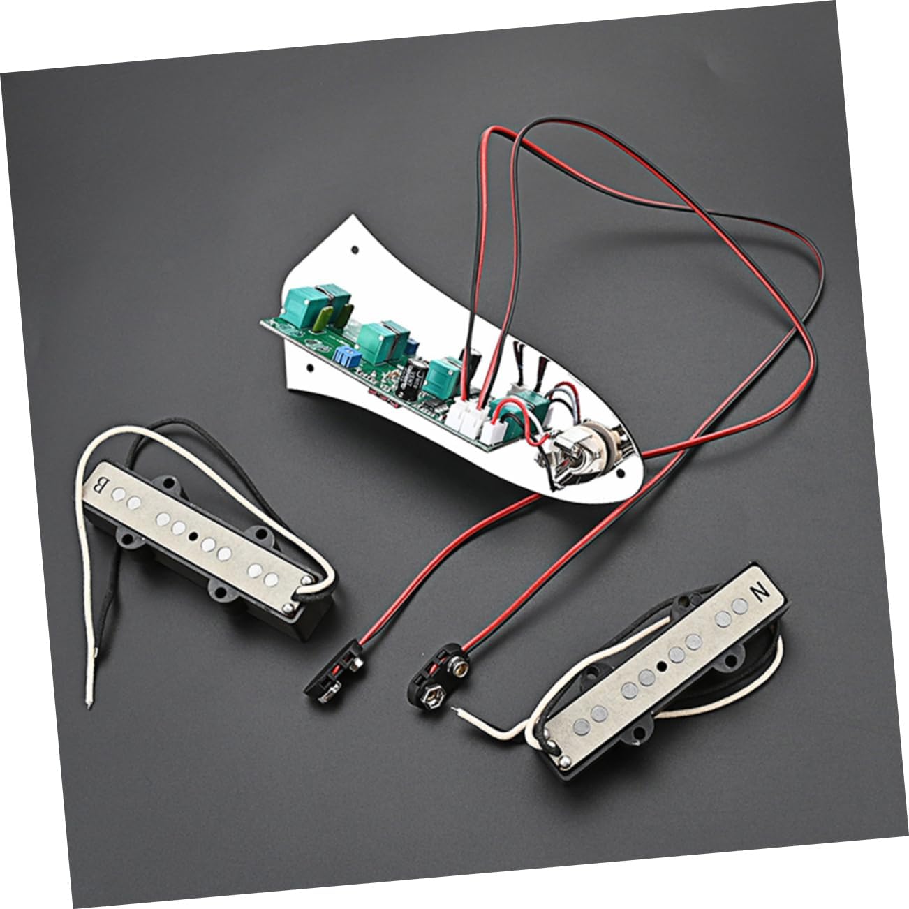 Milisten 1set String Bass Pickups Easy Installation Musical Instrument Pickup Set Bass Guitar Accessories
