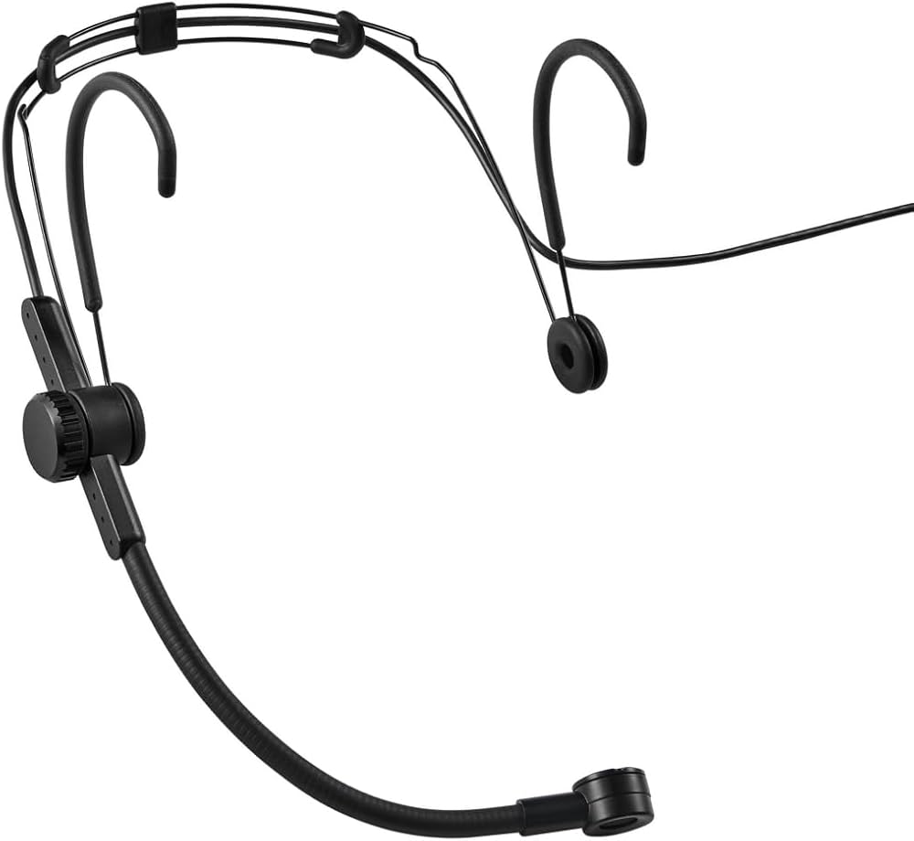 Shure SM39 Headset Microphone - Vocal Performance Cardioid Headworn Mic compatible with Axient Digital, Secure Low Profile Fit, Ergonomic Design, Indoor/Outdoor Windscreens, Sweat Resistant (SM39-LM3)