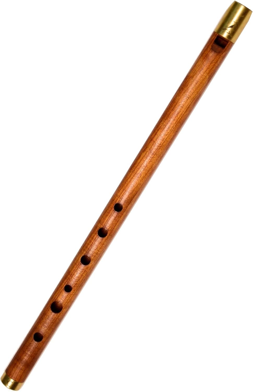Wooden Key of С irish Whistle Fipple Flute VC-01 Great Sound Hand Carved Flute Folk Wind Music Instrument Handmade Woodwind Brown