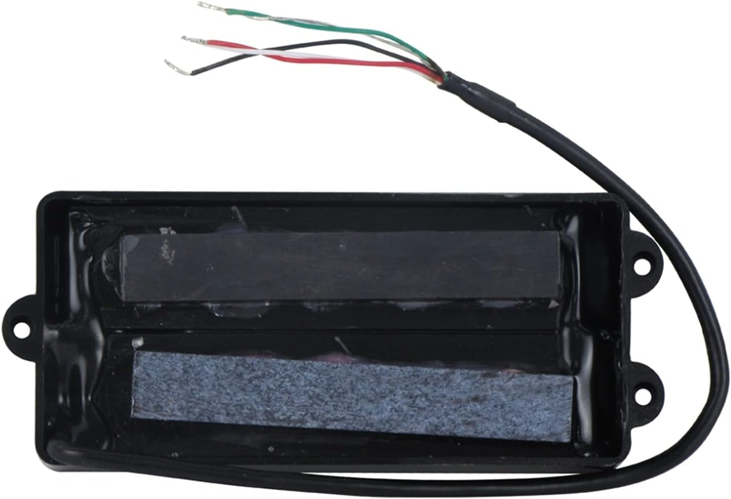 Guitar humbucker Pickup 5 String Guitar Bass Pickup Humbucker Double Coil Pickup Black 4 Wires Ceramic Magnet for Music Man Style Bass