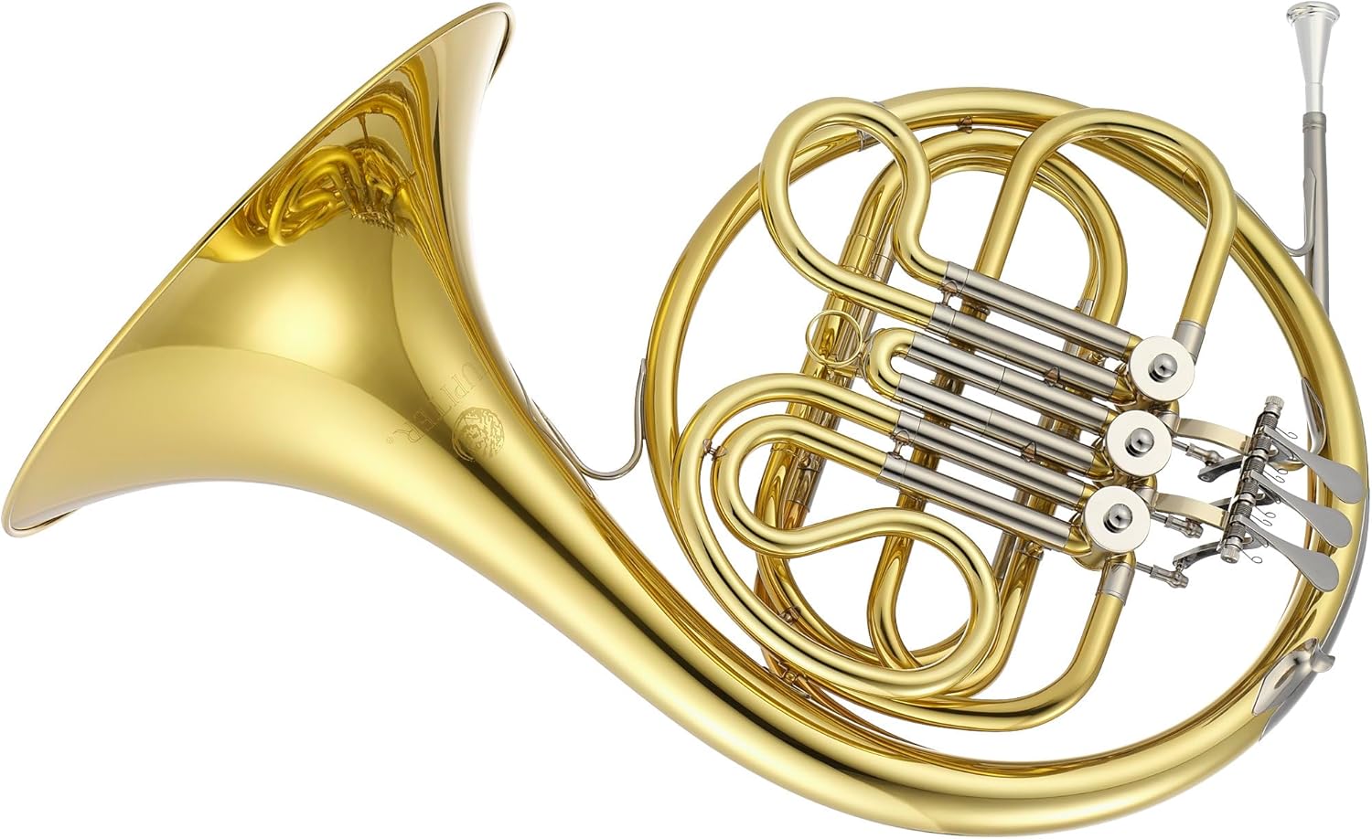 Jupiter Lacquered Brass Body Single F French Horn, JHR700