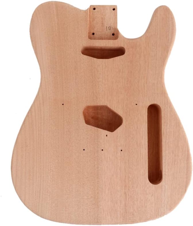 Fojill Roasted Canadian Maple Neck DIY Electric Guitar Kit Unfinished Uncut Mahogany Body Rosewood Fingerboard Fretboard Build Your Own All Parts Included(FTLK-60R)